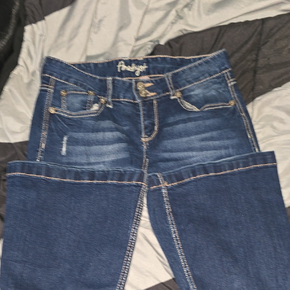 Amethyst Jeans Women's Dark Blue Boot Cut